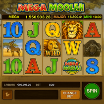 BetVictor - Mega Moolah Slot Game - Progressive Jackpot